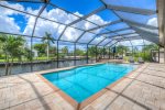 Screened-in Pool Deck with Southern Exposure